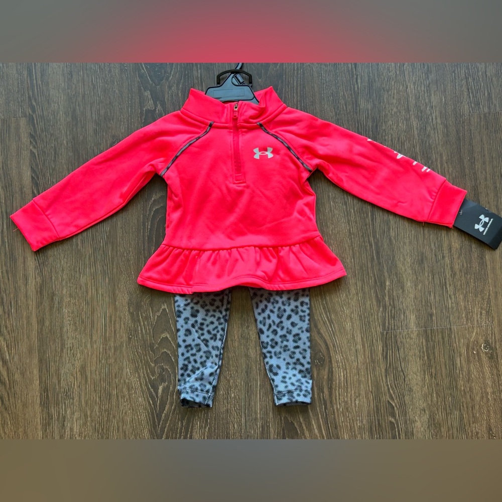 NWT Baby Girls UNDER ARMOUR 2 piece set